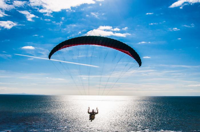 A hang-glider