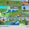 An artists impression of the new play park